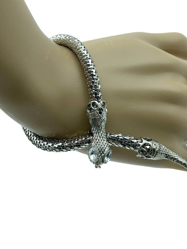 SILVER SNAKE BRACELET (1 of 3)