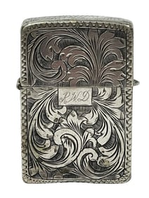 VINTAGE STERLING SILVER ZIPPO LIGHTER