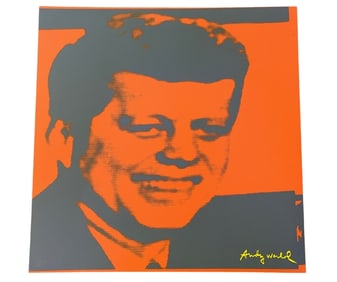 ANDY WARHOL HAND NUMBERED "CMOA" PRINT 23"