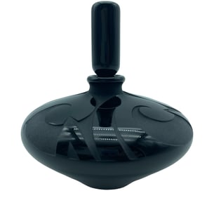 VINTAGE BLACKWARE FRAGRANCE LAMP 4"