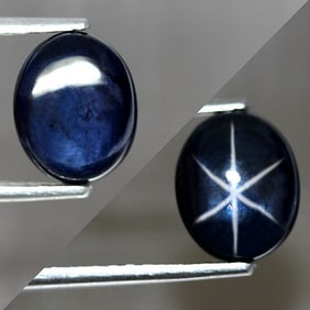MIDNIGHT BLUE NATURAL STAR SAPPHIRE 3.30 CT $730