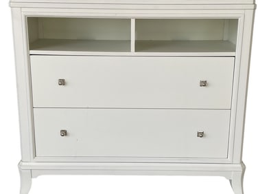 THOMASVILLE COASTAL WHITE MANUSCRIPT DRESSER 43.5"