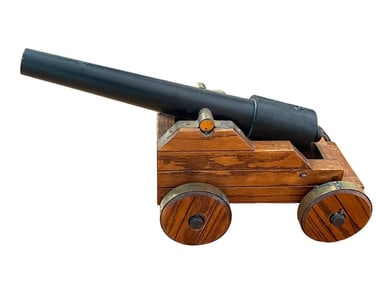 ANTIQUE U.S. NAVY STYLE  SIGNAL CANON 27"
