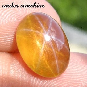 GOLDEN YELLOW STAR SAPPHIRE 7.10 CT $1120