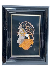 ERTE  ART DECO SERIGRAPH PRINT 12.5"