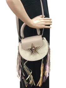 NWT SALAR MILANO "MIMI FRINGE ELVIS" PURSE $585