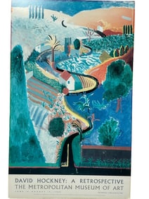 DAVID HOCKNEY  EXHIBITION POSTER 39"