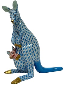 HEREND KANGAROO FIGURINE 6"
