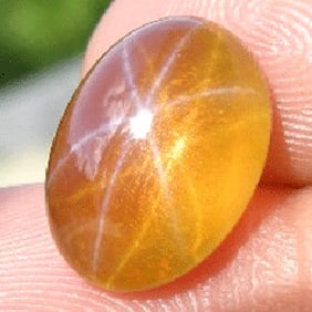 GOLDEN YELLOW STAR SAPPHIRE 6.90 CT. $930