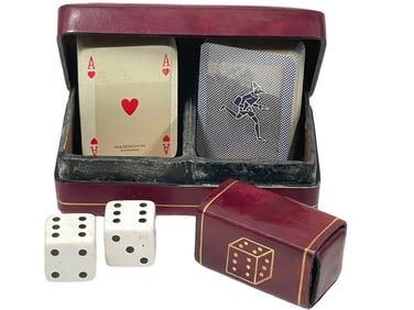 MASENGHINI BERGAMO MINI PLAYING CARDS AND DICE
