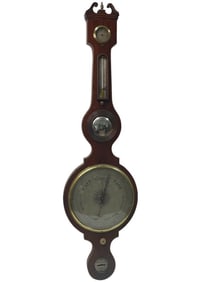 ANTIQUE GEORGIAN BANJO BAROMETER 43"