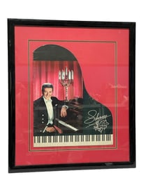 LIBERACE SIGNED MEMORABILIA 21"