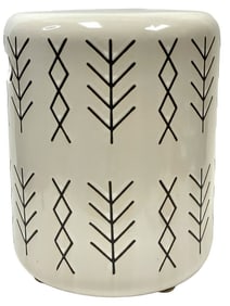 GLOBAL ARROWS PATIO ACCENT TABLE GARDEN STOOL