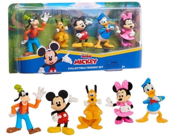DISNEY MICKEY MOUSE COLLECTIBLE FIGURE SET 5 PACK