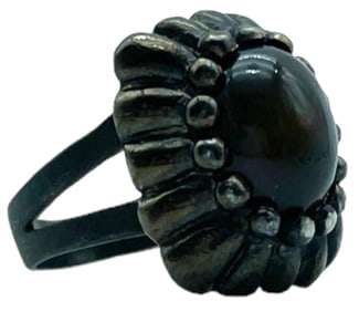 AMETHYST STERLING SILVER WOMEN'S RING SZ 8