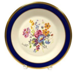 LENOX CHINA DINNER PLATE FLORAL CENTER 10.75"