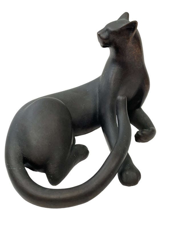 GWYNN MURRILL BRONZE CAT SCULPTURE 10" (1 of 5)