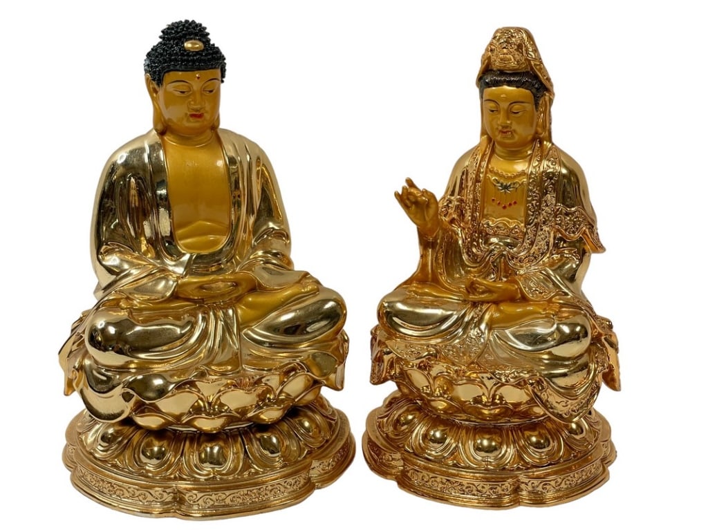 WESTERN BUDDHIST SAINT STATUES 10" (1 of 5)