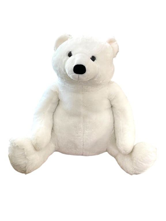 LARGE GIANT PLUSH POLAR BEAR 35" (1 of 7)