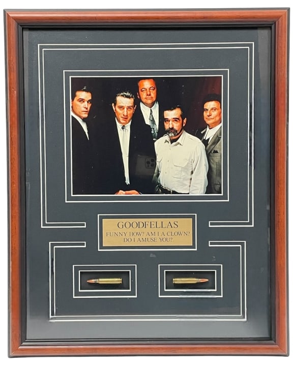 GOODFELLAS MOVIE MEMORABILIA BULLET SHADOW BOX ART (1 of 6)