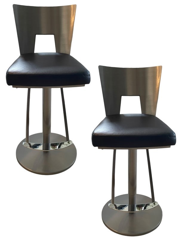 PAIR OF ELITE MODERN  BAR STOOLS 38" (1 of 5)