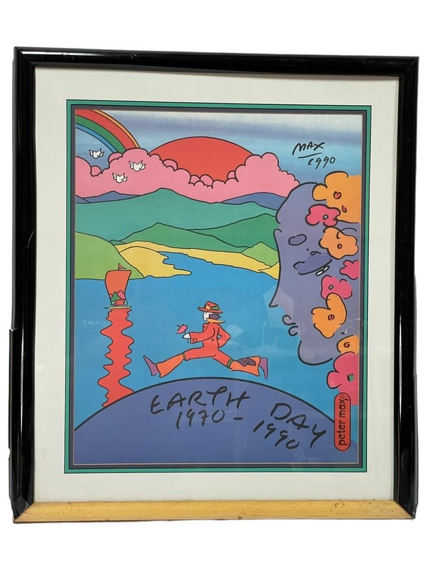 VINTAGE PETER MAX LITHOGRAPH PRINT 29" (1 of 6)