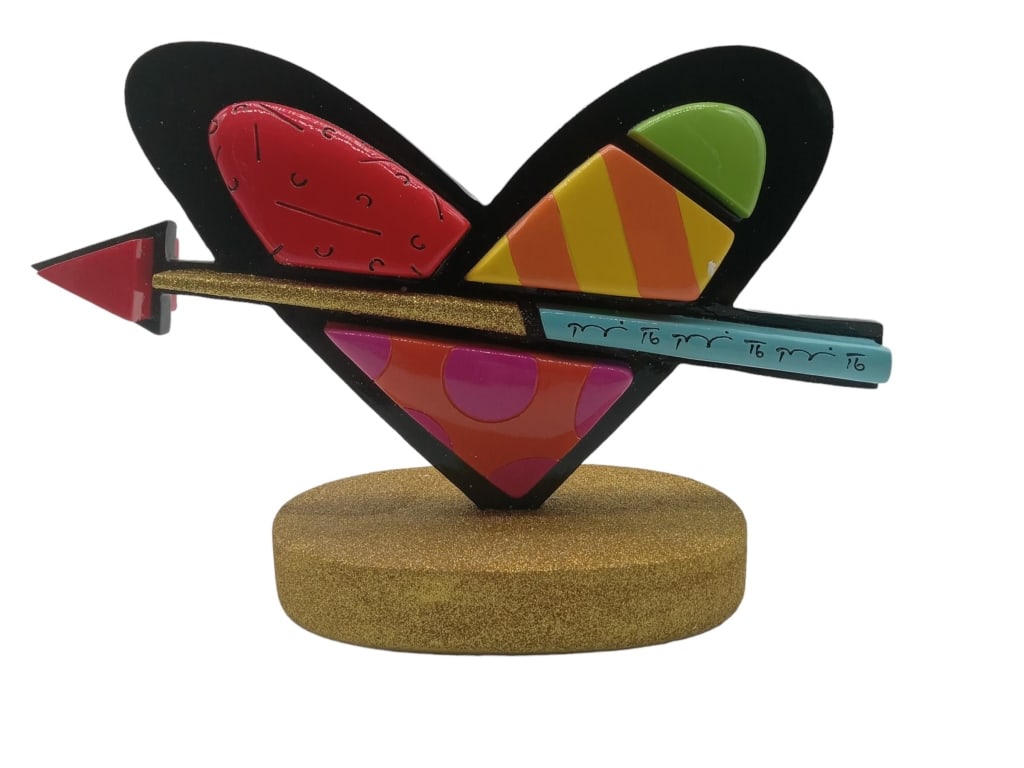 ROMERO BRITTO LOVE OF MY LIFE SCULPTURE (1 of 3)