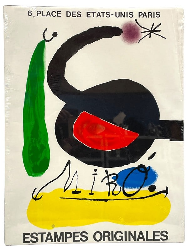 1967 JOAN MIRO ESTAMPES ORIGINALES LITHOGRAPH 27" (1 of 5)
