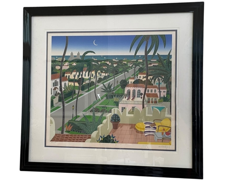 THOMAS McKNIGHT  CLARK AVENUE SERIGRAPH PRINT (1 of 8)