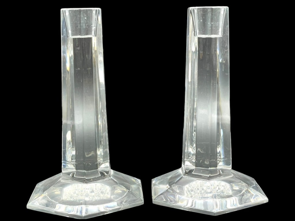 TIFFANY & CO. FRANK LLOYD WRIGHT CANDLESTICKS 6 " (1 of 5)