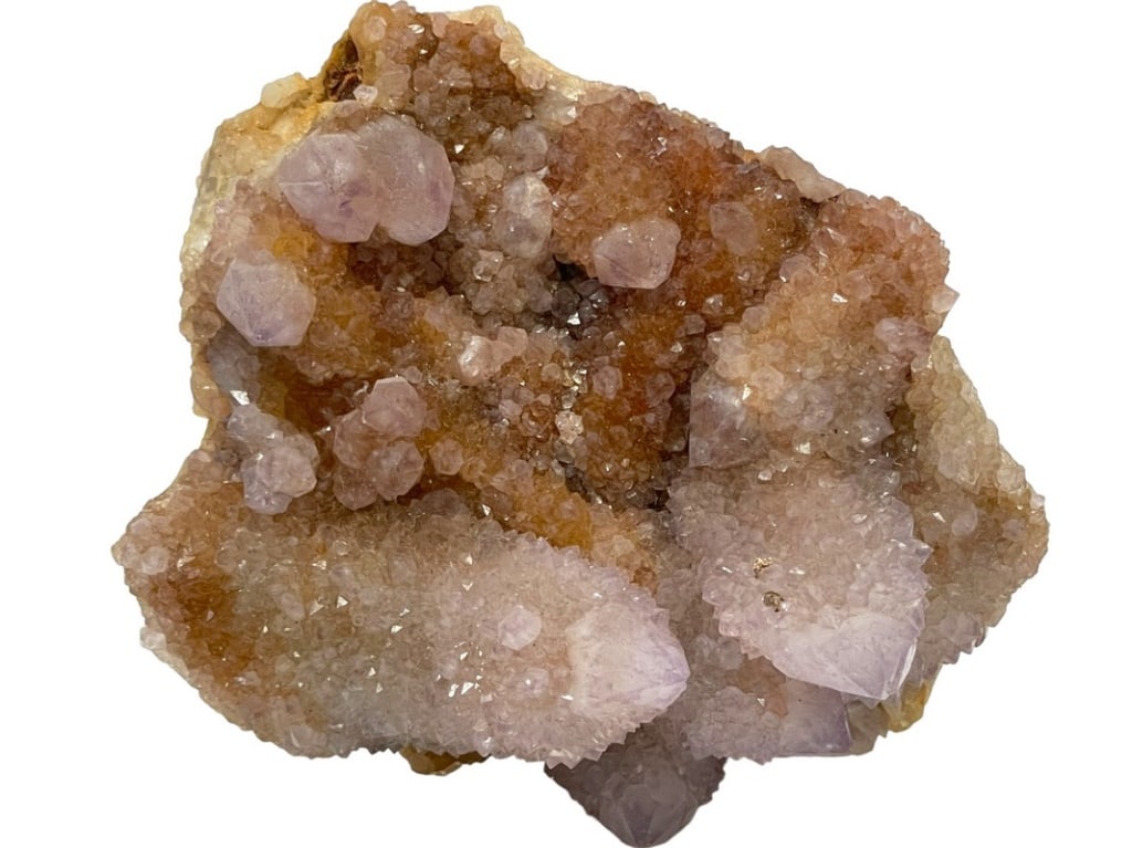 SPARKLY PINK CACTUS AMETHYST GEODE 4" (1 of 5)