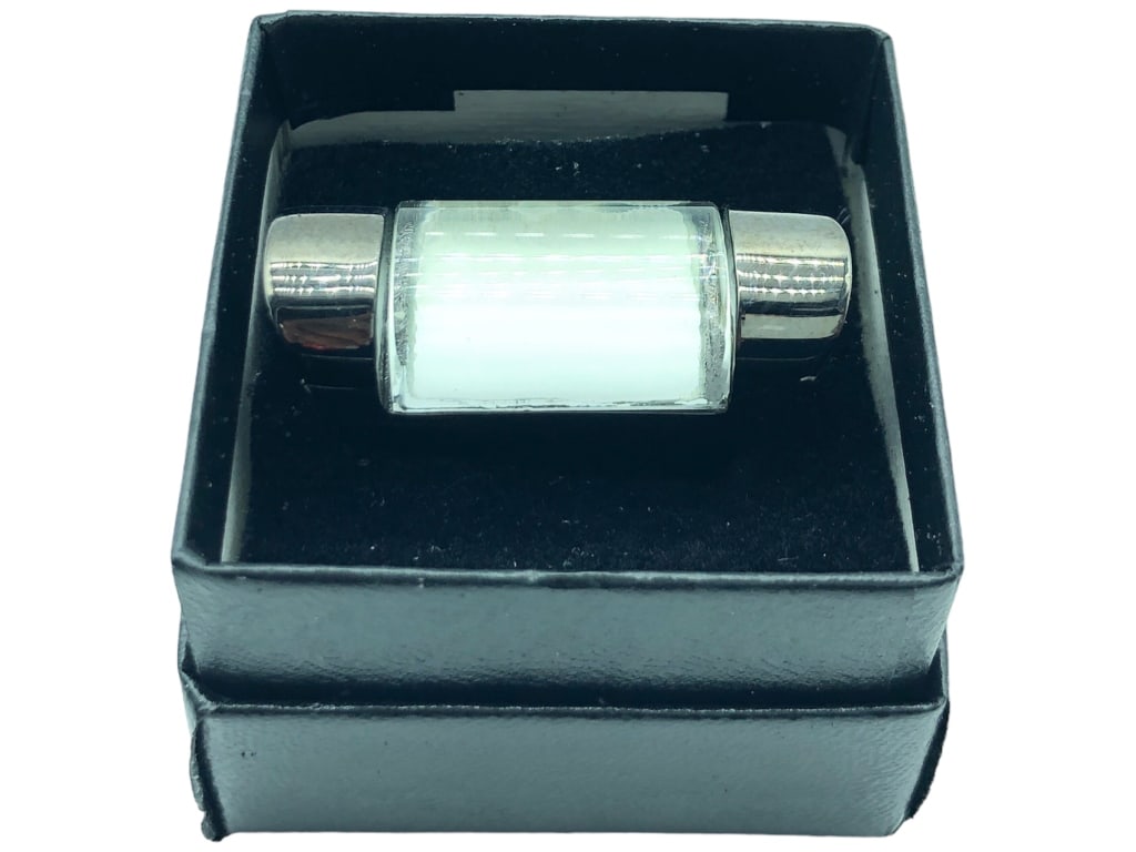 NWT BEX ROX GLOWING LUCITE STATEMENT RING SZ 6 (1 of 6)