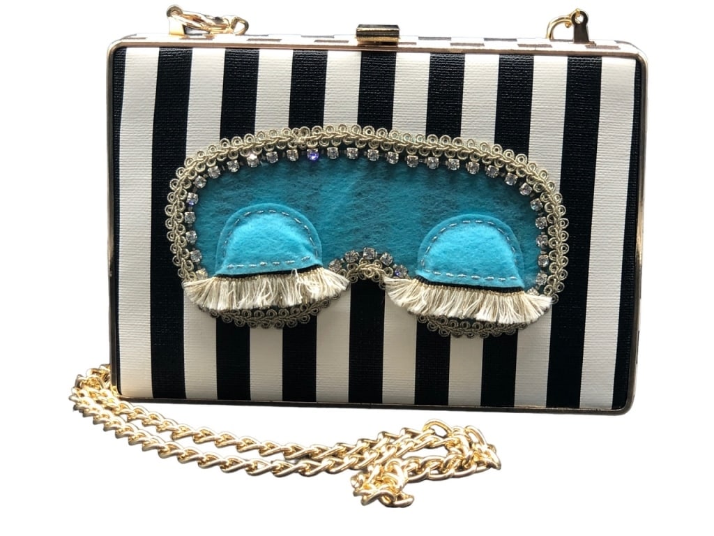 NEW CECILIA MA HANDMADE TIFFANY MASK PURSE $395 (1 of 7)