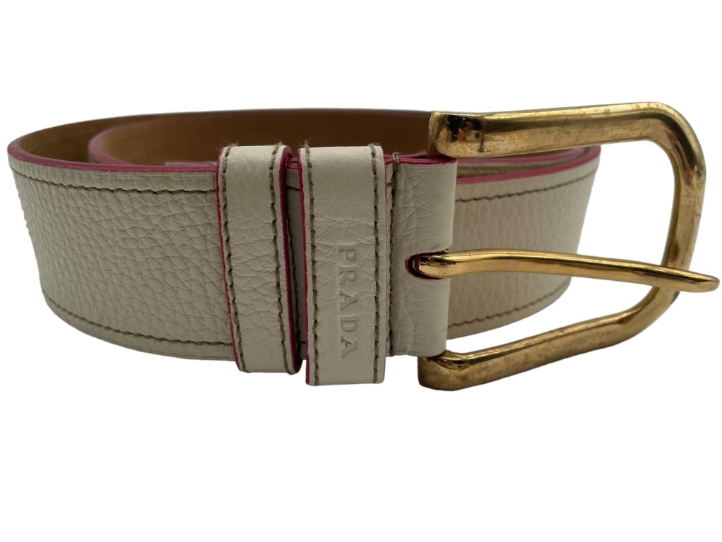 PRADA LEATHER BELT (1 of 1)