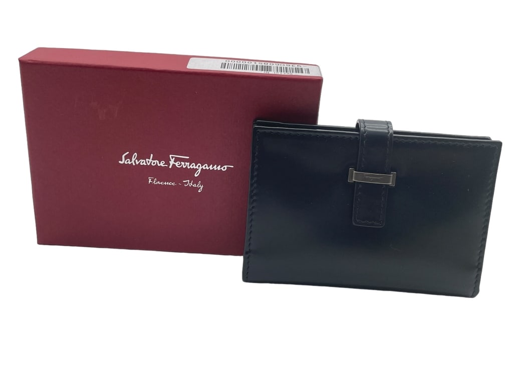 NEW W/ BOX SALVATORE FERRAGAMA WALLET (1 of 5)
