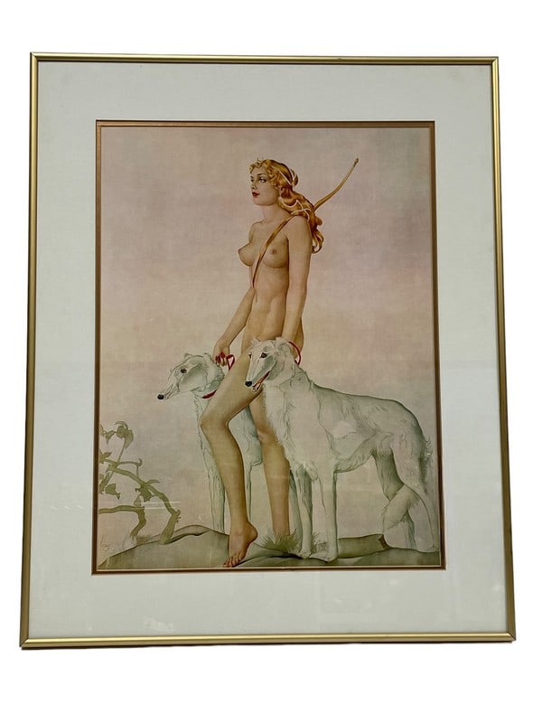 ALBERTO VARGAS DIANA THE HUNTRESS LITHO PRINT (1 of 3)