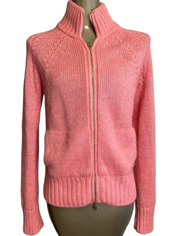 LORA PIANA CASHERE/SILK/FLAX SWEATER SZ MED (1 of 4)