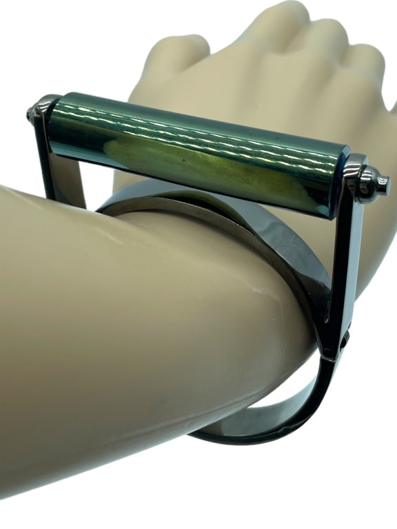 BEX ROX MODERN IRIDESCENT STATEMENT BRACELET 3" (1 of 10)