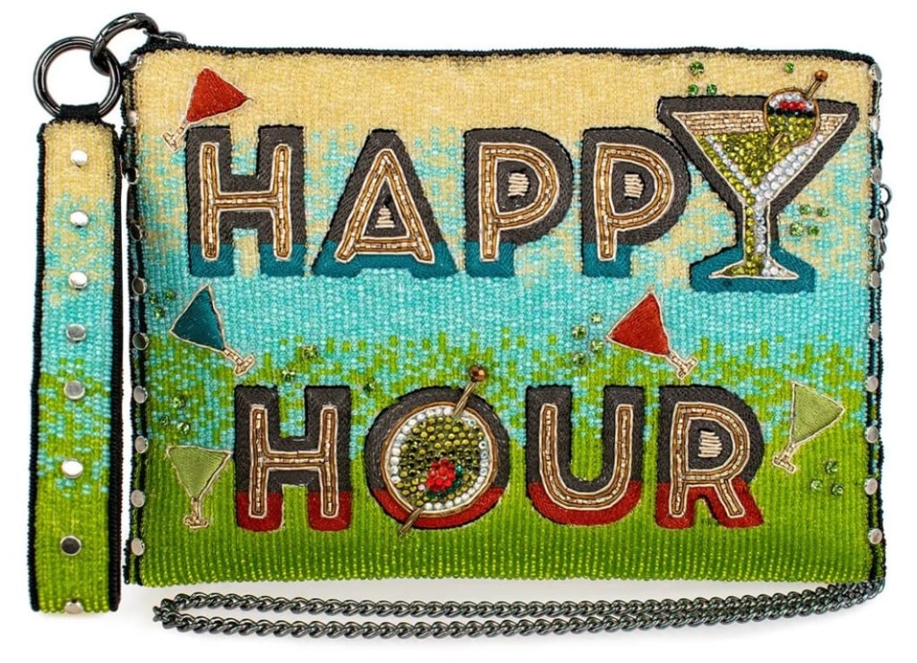 NEW MARY FRANCES HAPPY HOUR CLUTCH WRISTLET (1 of 6)