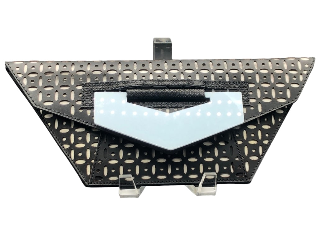 NEW KZENIYA LONDON BLACK "WILD" CLUTCH (1 of 5)