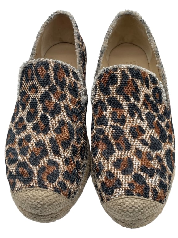 STUART WEITZMAN LEOPARD PRIINT CANVAS SHOES SIZE (1 of 3)