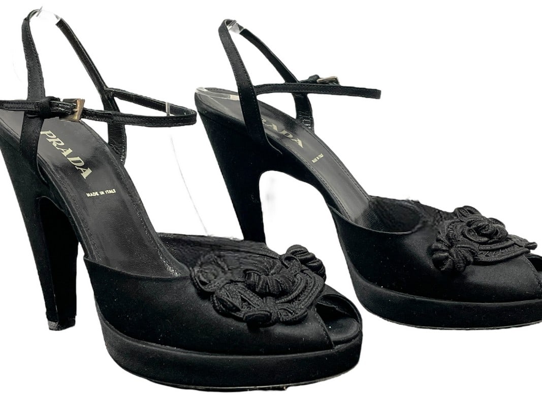 PRADA WOMEN'S HIGH HEEL SHOES 38.5 (1 of 9)