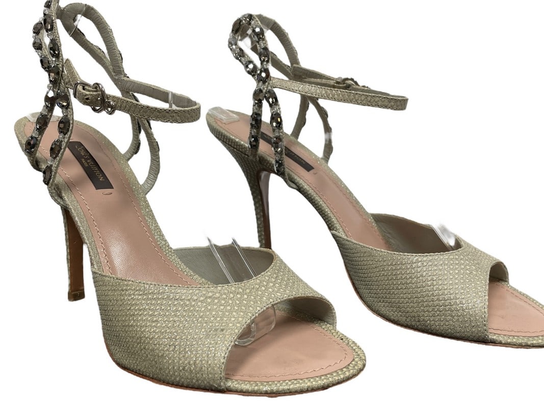 LOUIS VUITTON WOMEN'S HIGH HEEL SHOES 38.5 (1 of 10)
