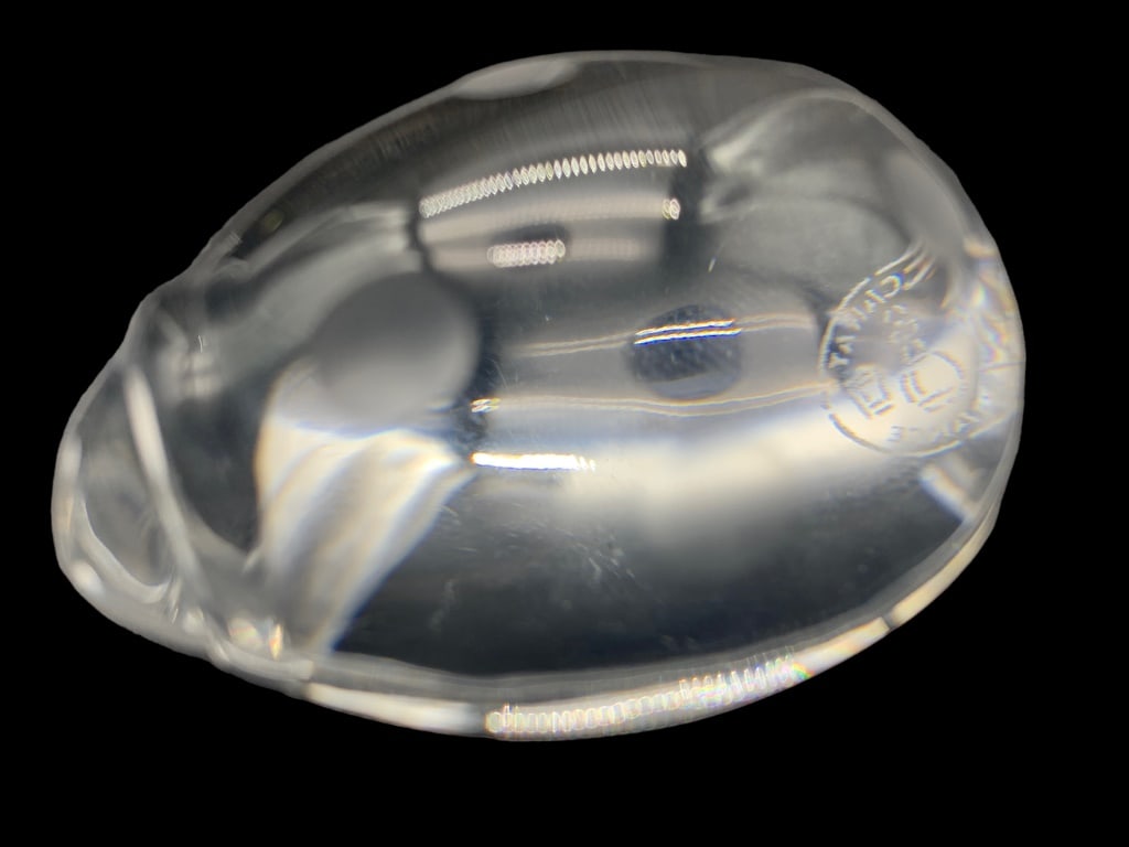 VTG BACCARAT CLEAR CRYSTAL LADYBUG: VTG BACCARAT CLEAR CRYSTAL LADYBUG-PLACE OR ORIGIN: GERMANY-HEIGHT:-WIDTH:JH060524