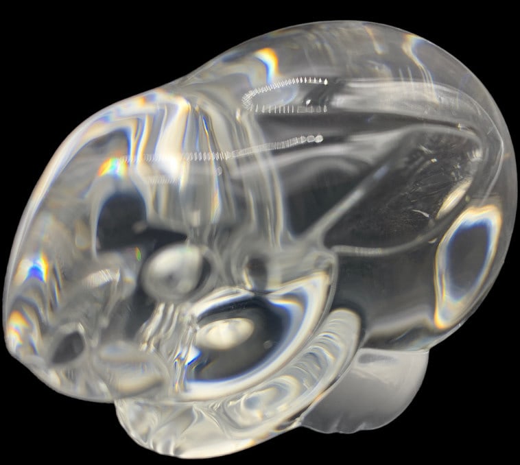 VTG STEUBEN CRYSTAL BUNNY FIGURINE (1 of 4)