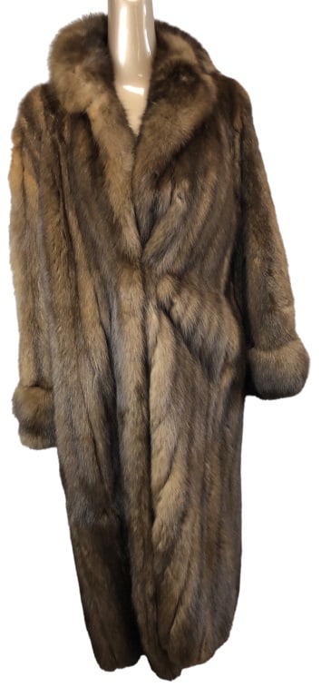 CAROL AND IRWIN WARE FUR COLLECTION MINK COAT SZ L (1 of 5)