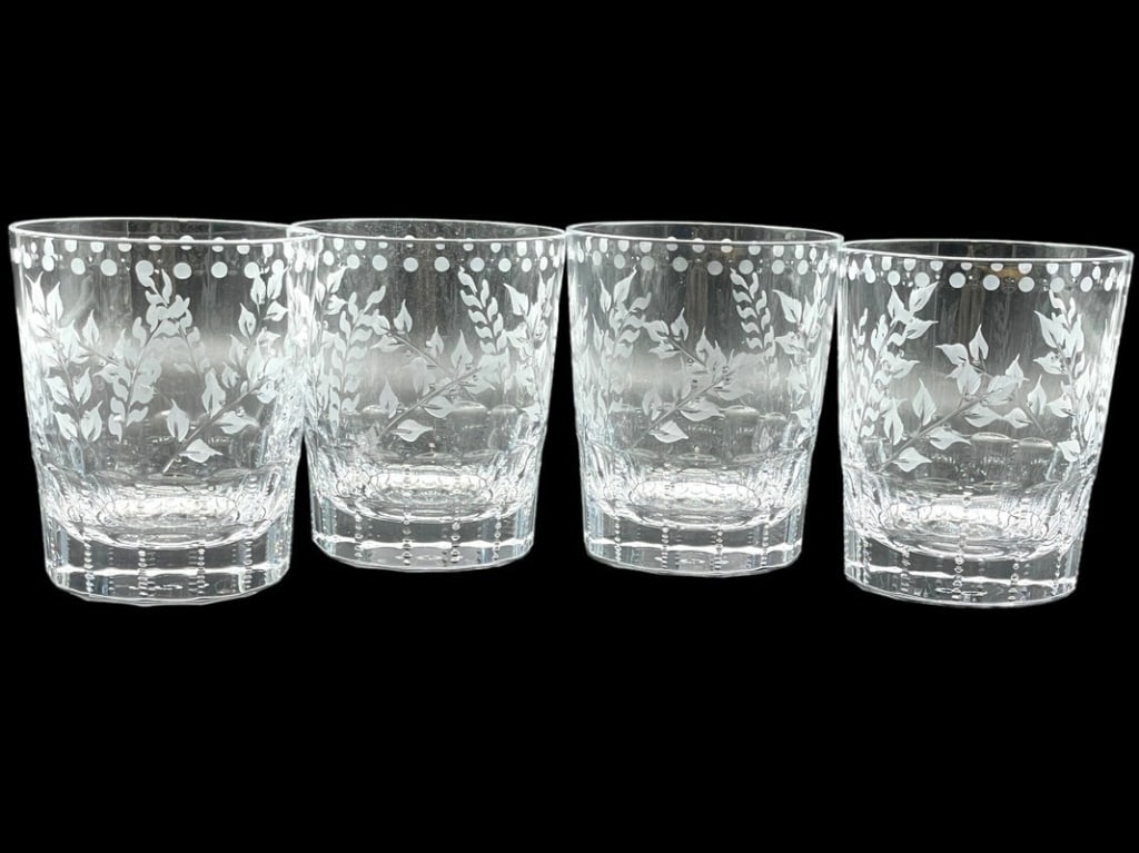 4 WILLIAM YEOWARD CRYSTAL FERN  ROCKS GLASSES (1 of 6)