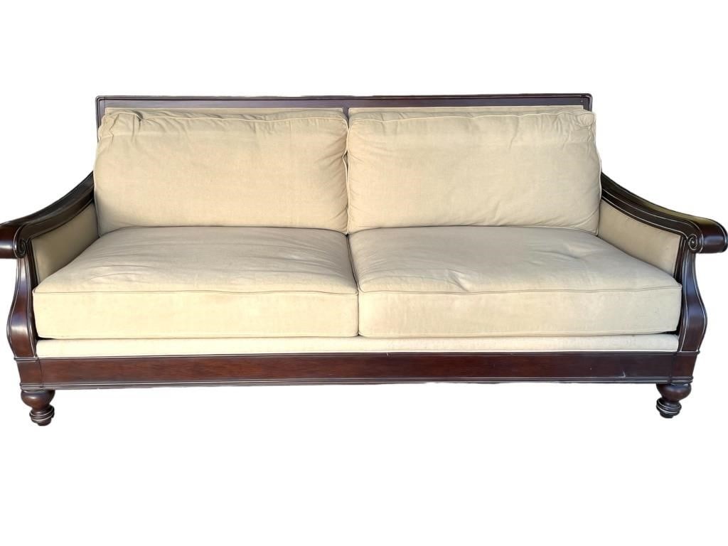 BERNHARDT LARGE TWO CUSHION  SOFA 82.5" (1 of 6)