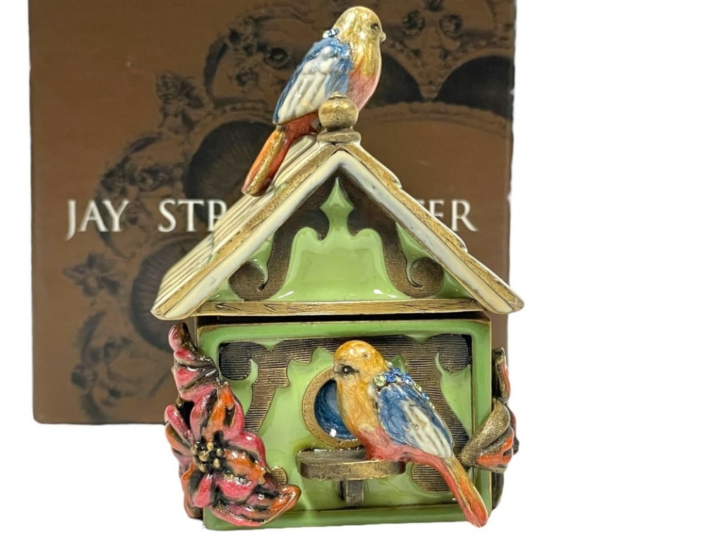 NEW JAY STRONGWATER SONGBIRD TRINKET BOX 2" (1 of 8)