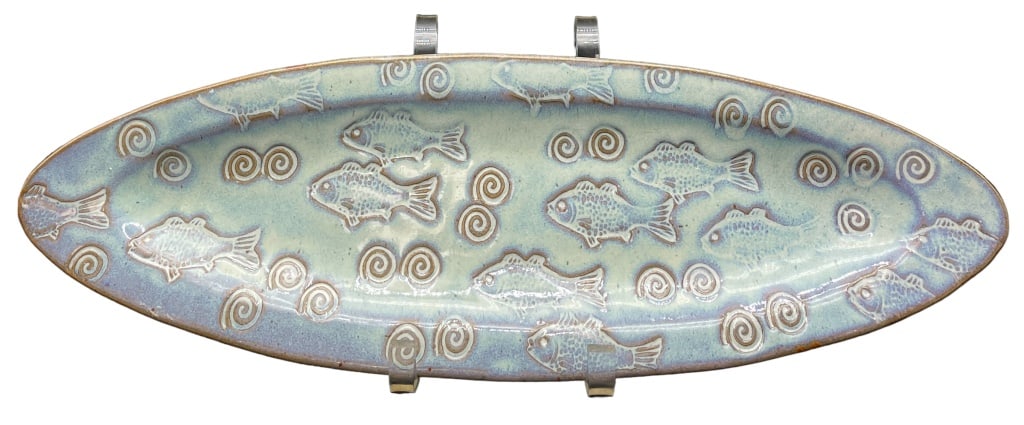 IRIS MINC COASTAL CHIC OVAL FISH SERVING PLATTER (1 of 3)